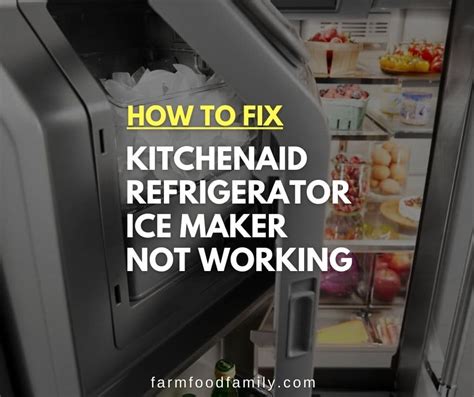 kitchenaid ice dispenser not working|kitchenaid refrigerator without ice maker.